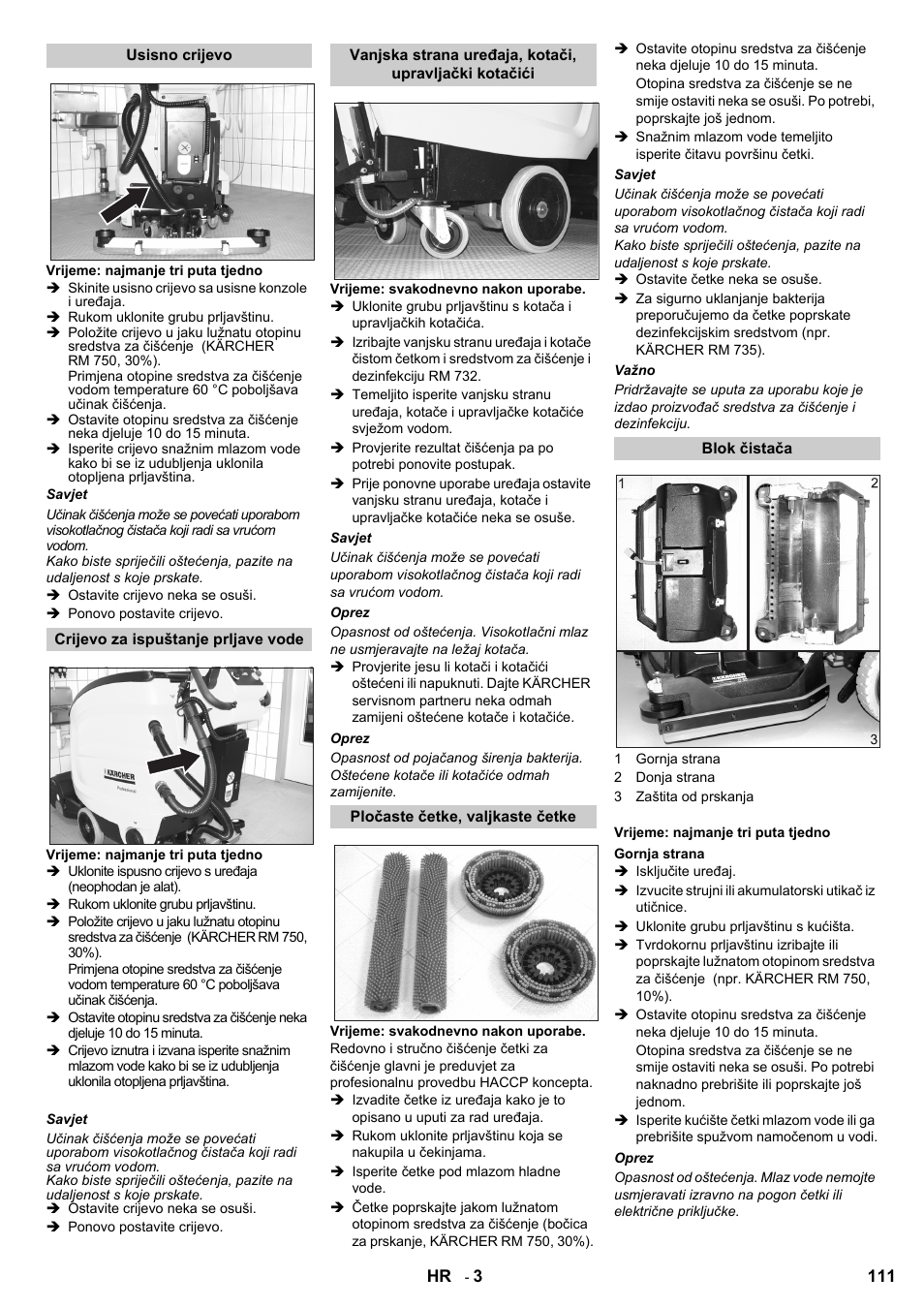 Karcher B 60 W Bp Pack Dose User Manual | Page 111 / 148