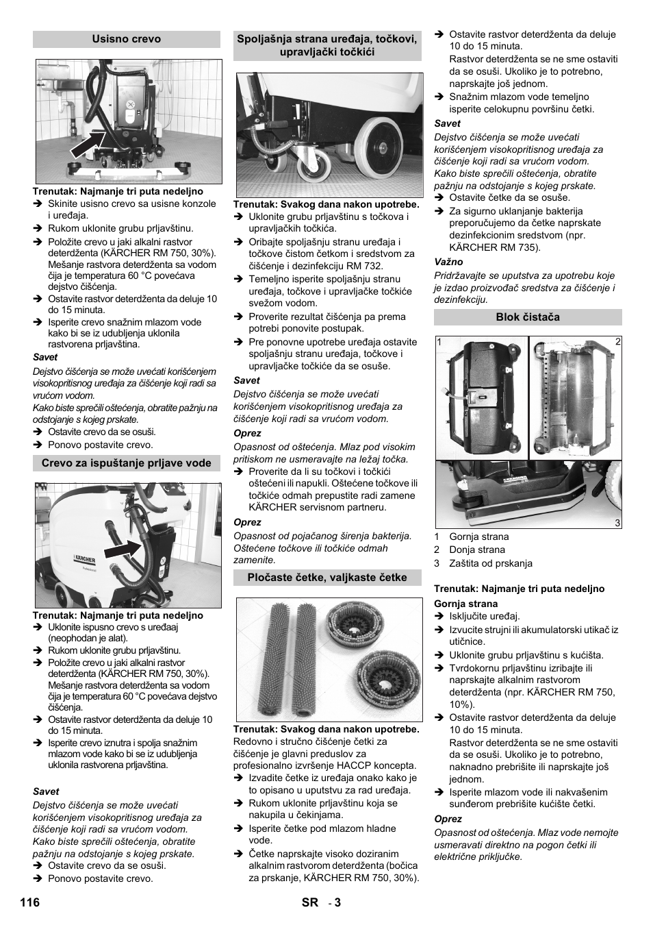 Karcher B 60 W Bp Pack Dose User Manual | Page 116 / 148