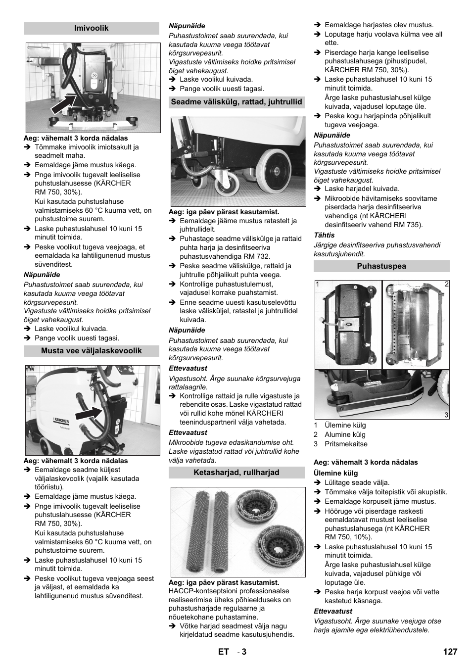 Karcher B 60 W Bp Pack Dose User Manual | Page 127 / 148