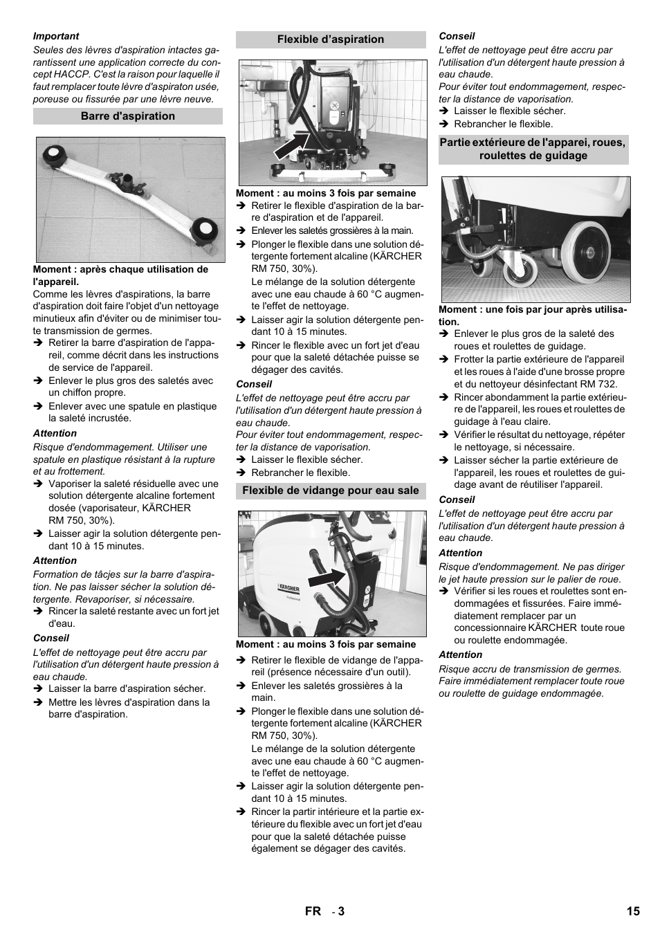 Karcher B 60 W Bp Pack Dose User Manual | Page 15 / 148