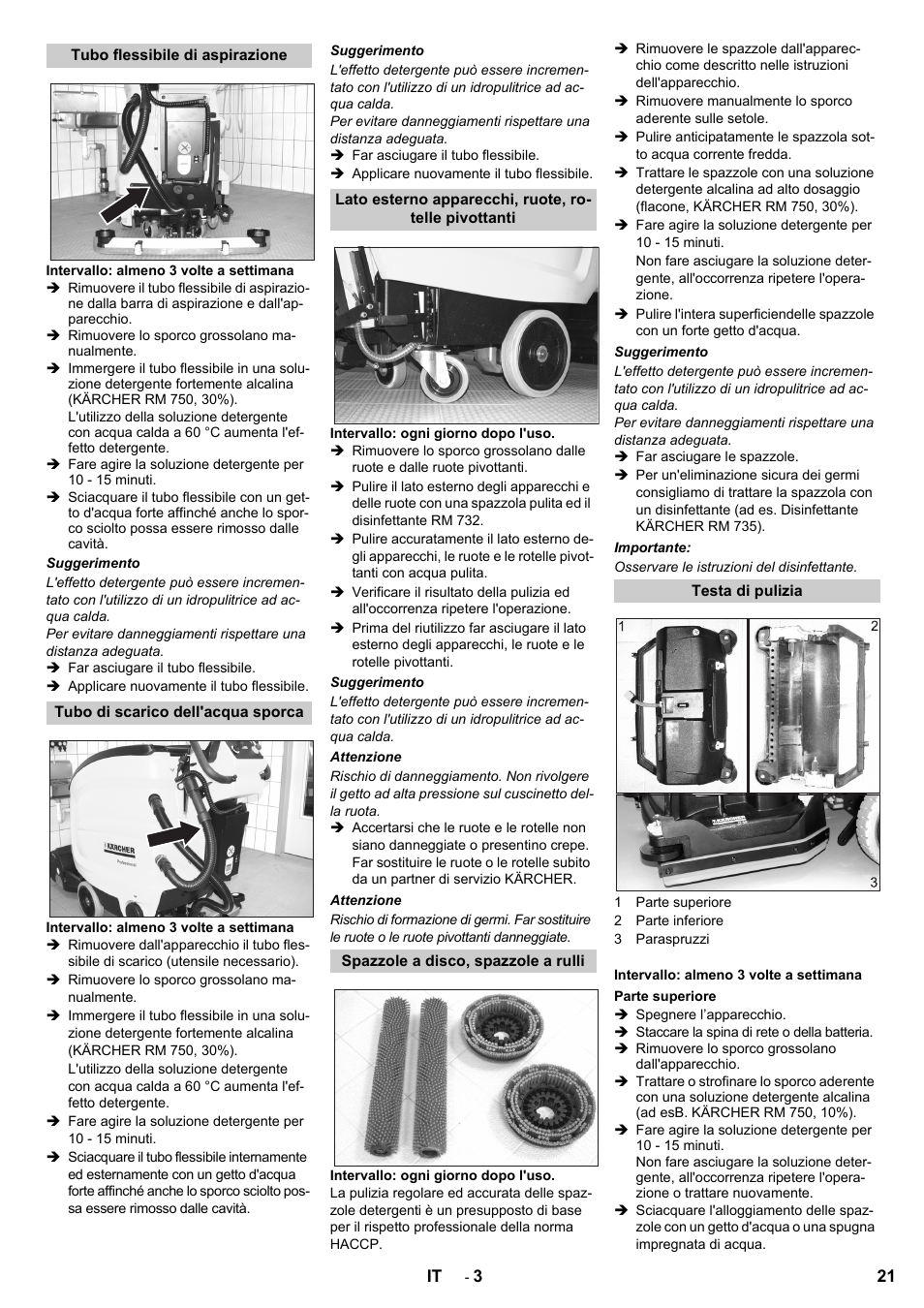 Karcher B 60 W Bp Pack Dose User Manual | Page 21 / 148