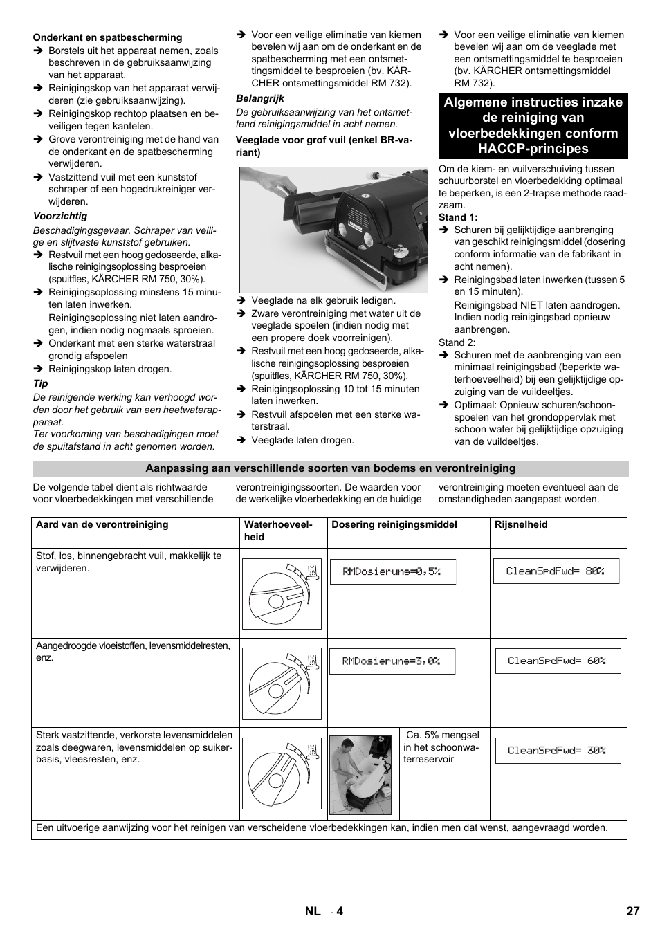 Karcher B 60 W Bp Pack Dose User Manual | Page 27 / 148