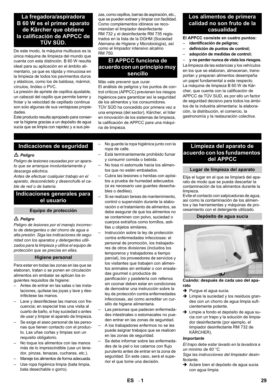 Karcher B 60 W Bp Pack Dose User Manual | Page 29 / 148