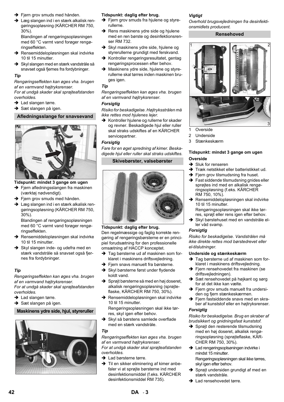 Karcher B 60 W Bp Pack Dose User Manual | Page 42 / 148