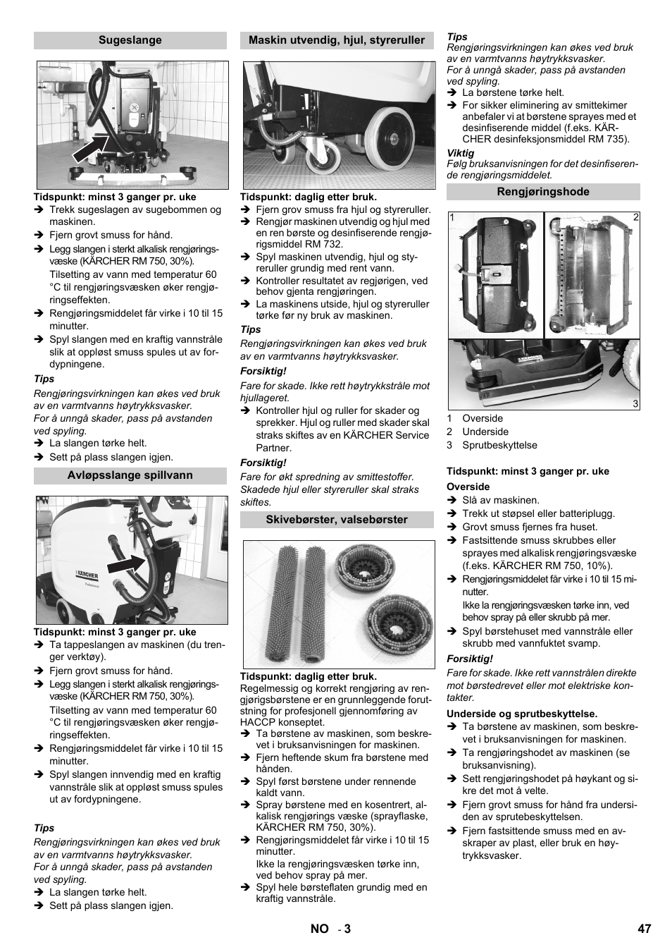 Karcher B 60 W Bp Pack Dose User Manual | Page 47 / 148