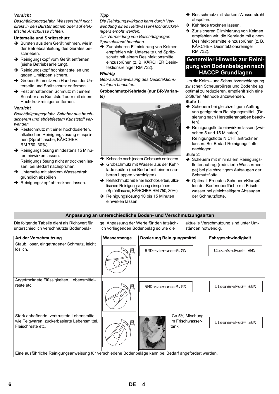 Karcher B 60 W Bp Pack Dose User Manual | Page 6 / 148