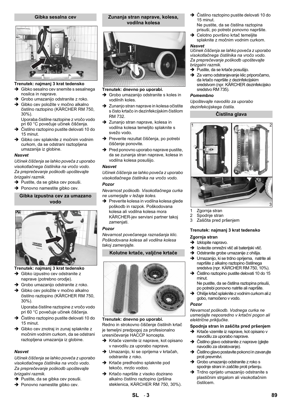 Karcher B 60 W Bp Pack Dose User Manual | Page 89 / 148
