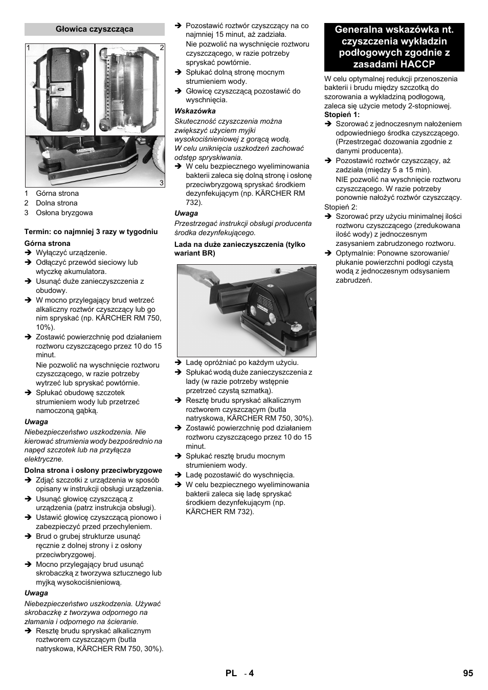 Karcher B 60 W Bp Pack Dose User Manual | Page 95 / 148