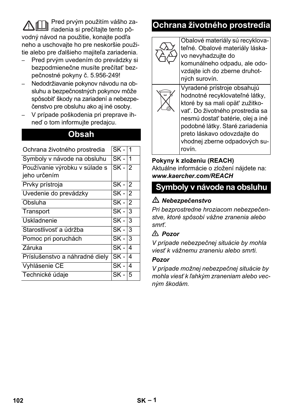 Karcher T 12-1 eco!efficiency User Manual | Page 102 / 152