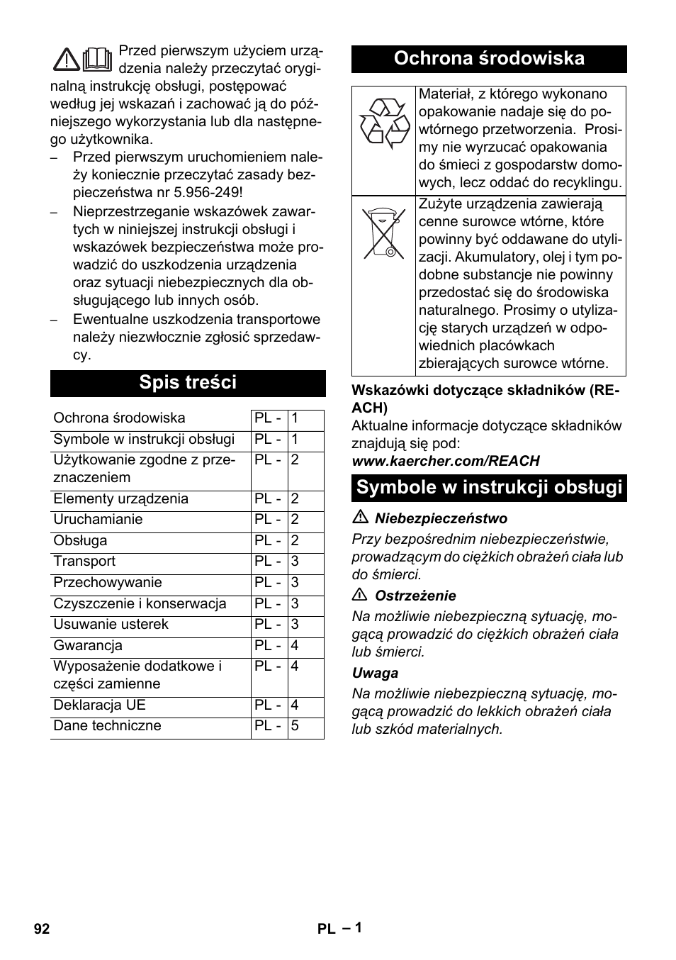 Karcher T 12-1 eco!efficiency User Manual | Page 92 / 152