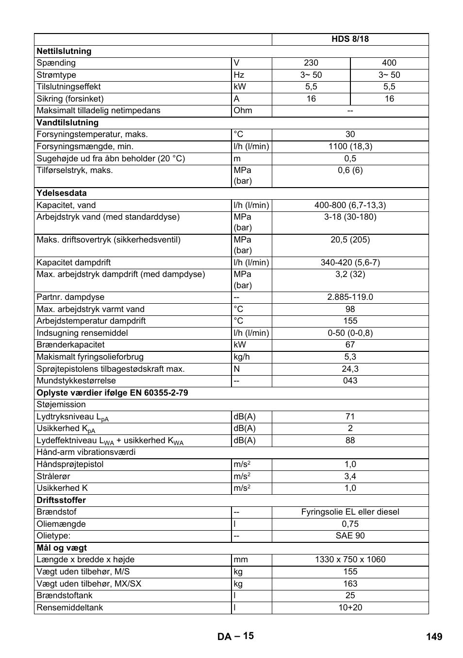 Karcher HDS 9-18-4M User Manual | Page 149 / 500