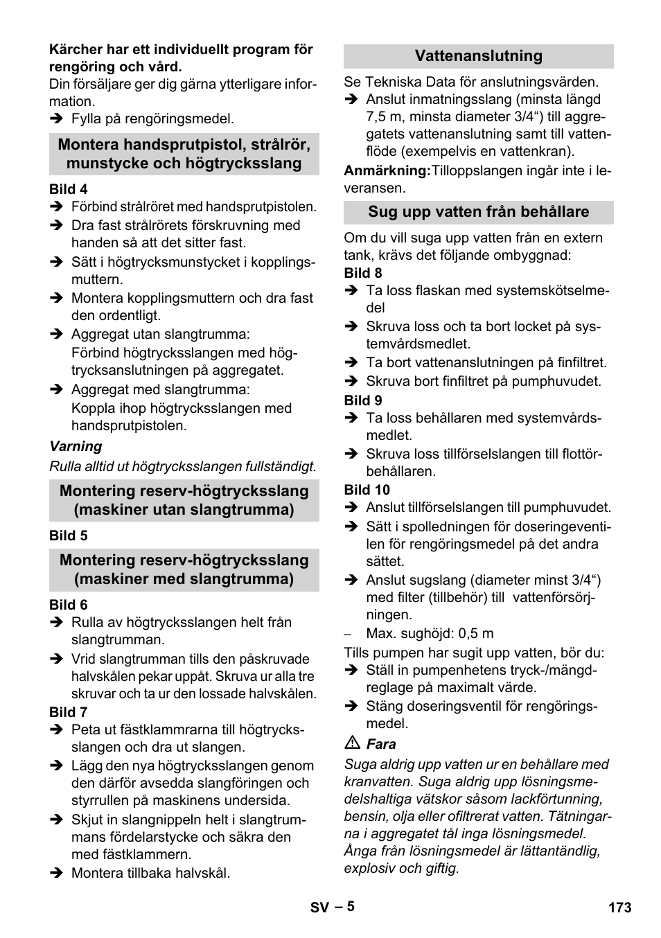 Karcher HDS 9-18-4M User Manual | Page 173 / 500