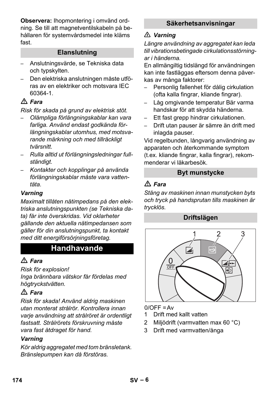 Handhavande | Karcher HDS 9-18-4M User Manual | Page 174 / 500