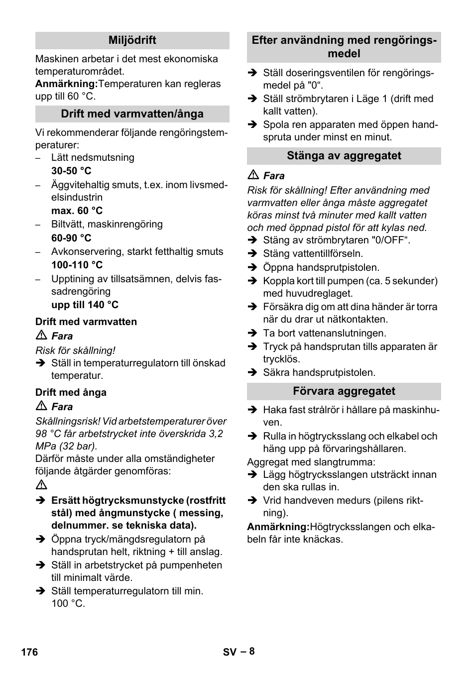 Karcher HDS 9-18-4M User Manual | Page 176 / 500