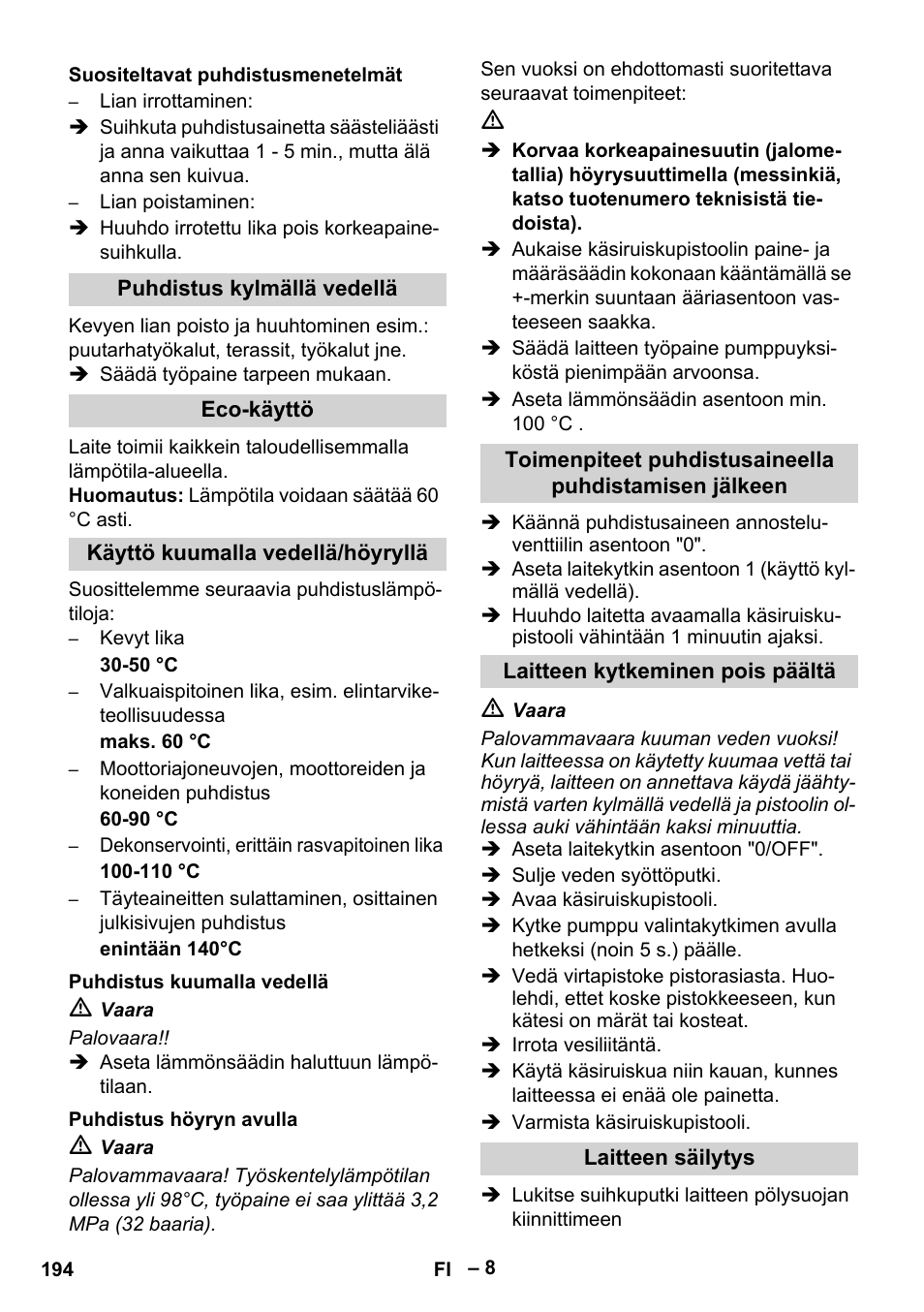 Karcher HDS 9-18-4M User Manual | Page 194 / 500