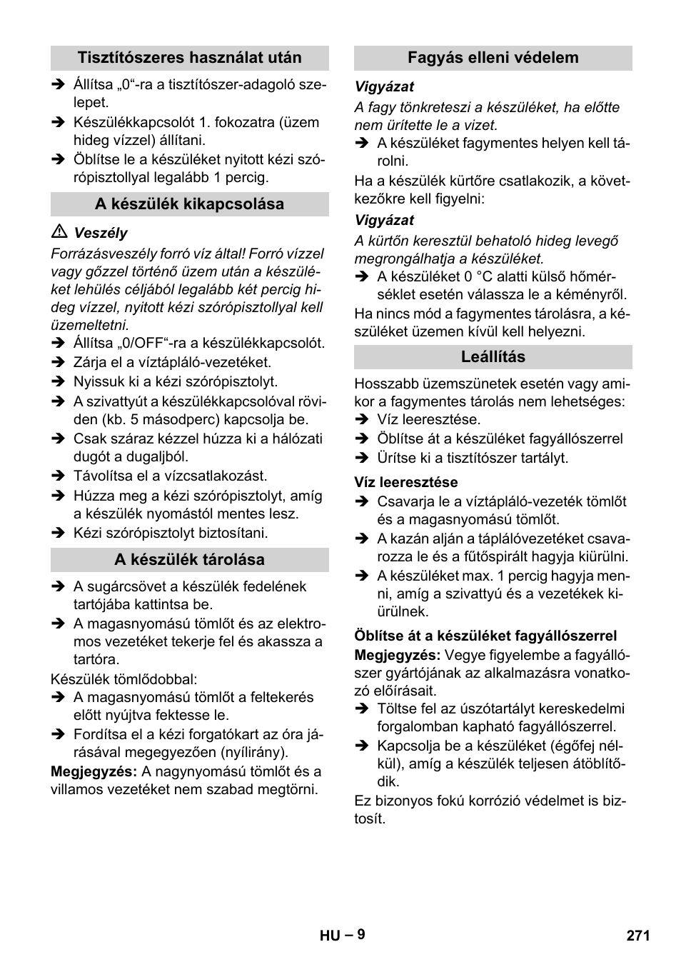 Karcher HDS 9-18-4M User Manual | Page 271 / 500