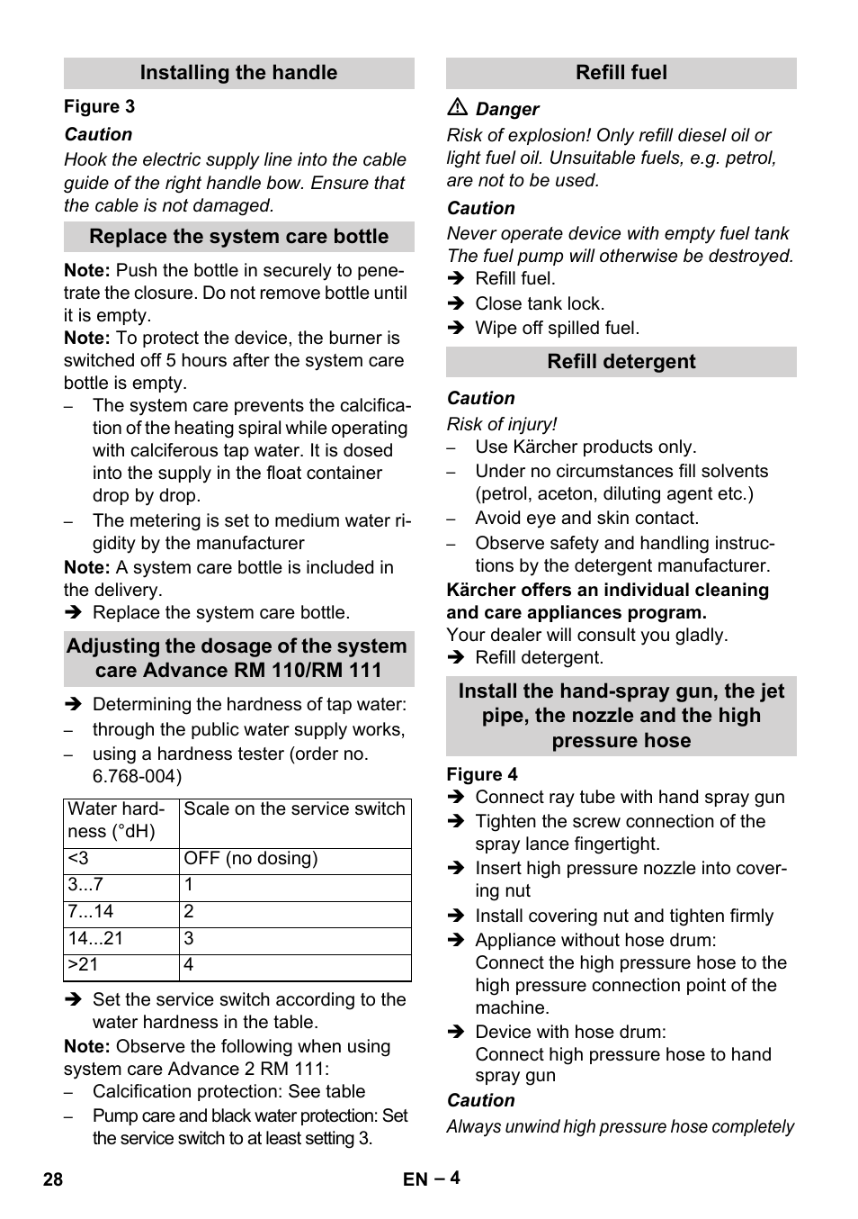 Karcher HDS 9-18-4M User Manual | Page 28 / 500