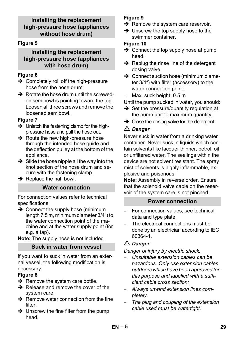 Karcher HDS 9-18-4M User Manual | Page 29 / 500