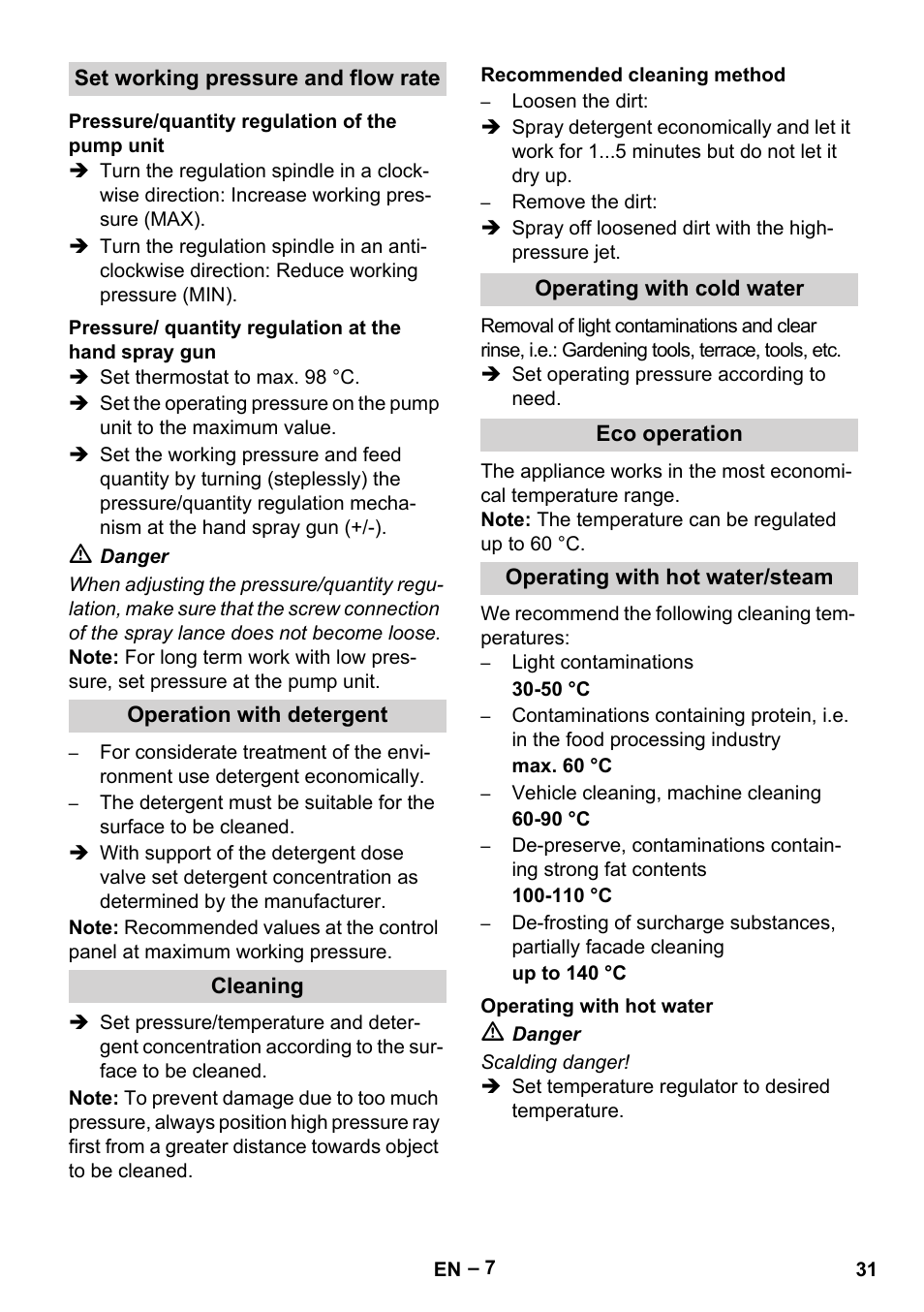 Karcher HDS 9-18-4M User Manual | Page 31 / 500