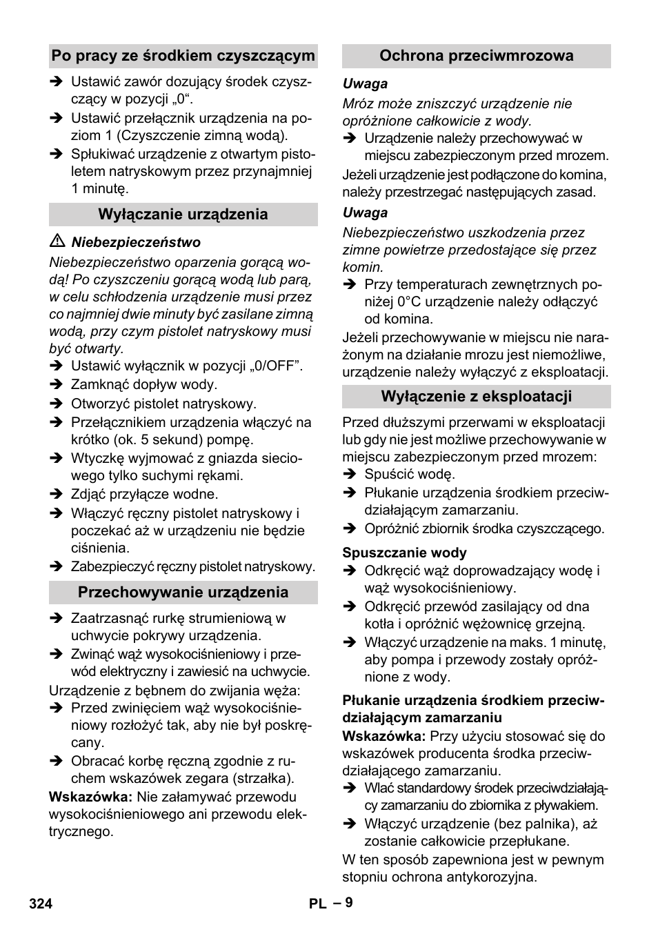 Karcher HDS 9-18-4M User Manual | Page 324 / 500