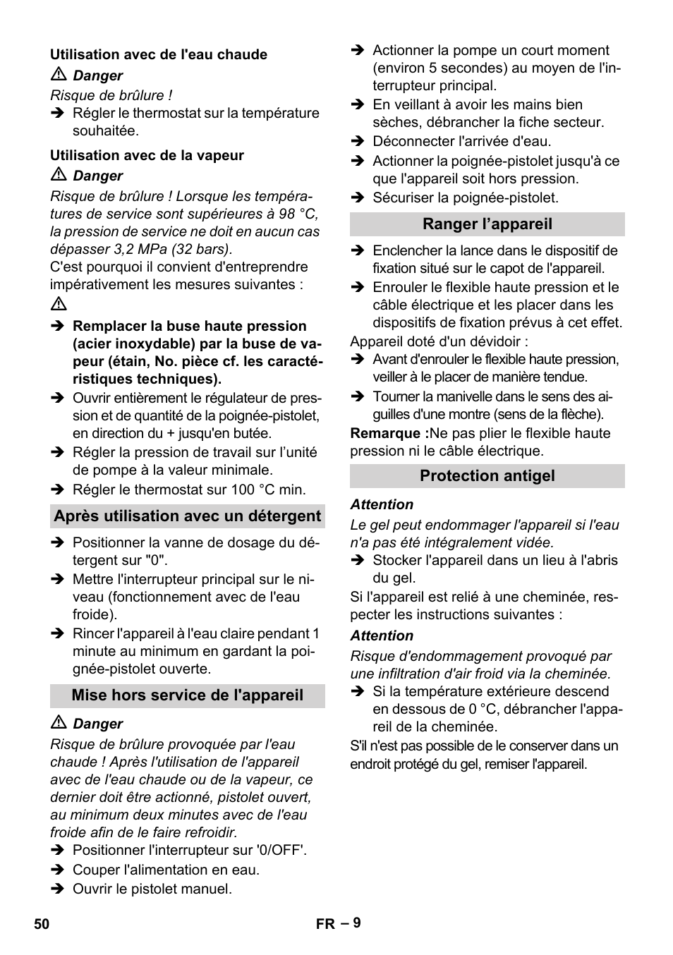 Karcher HDS 9-18-4M User Manual | Page 50 / 500