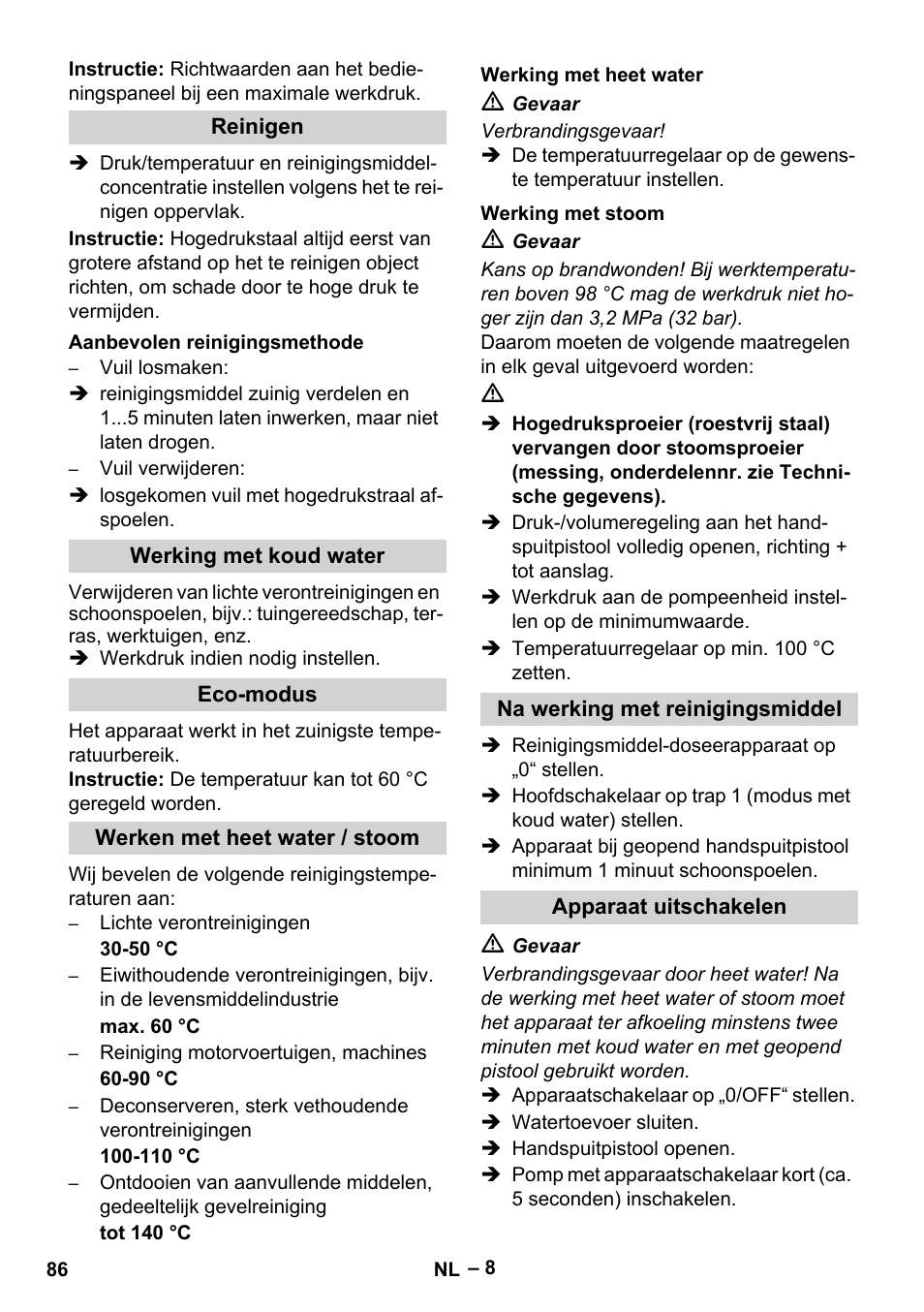 Karcher HDS 9-18-4M User Manual | Page 86 / 500