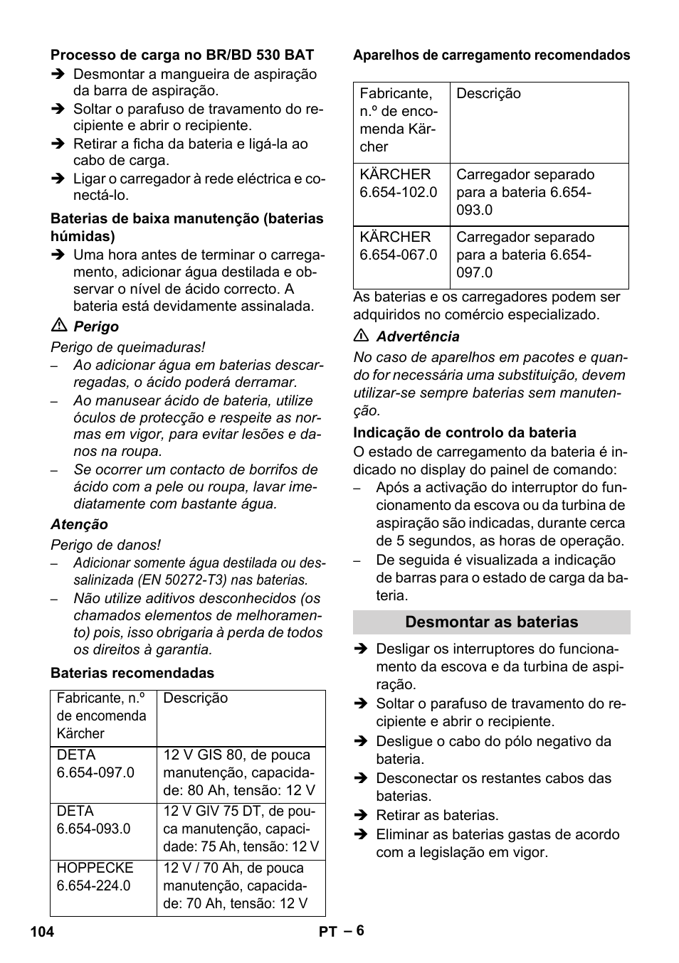 Karcher BD 530 Bp User Manual | Page 104 / 384