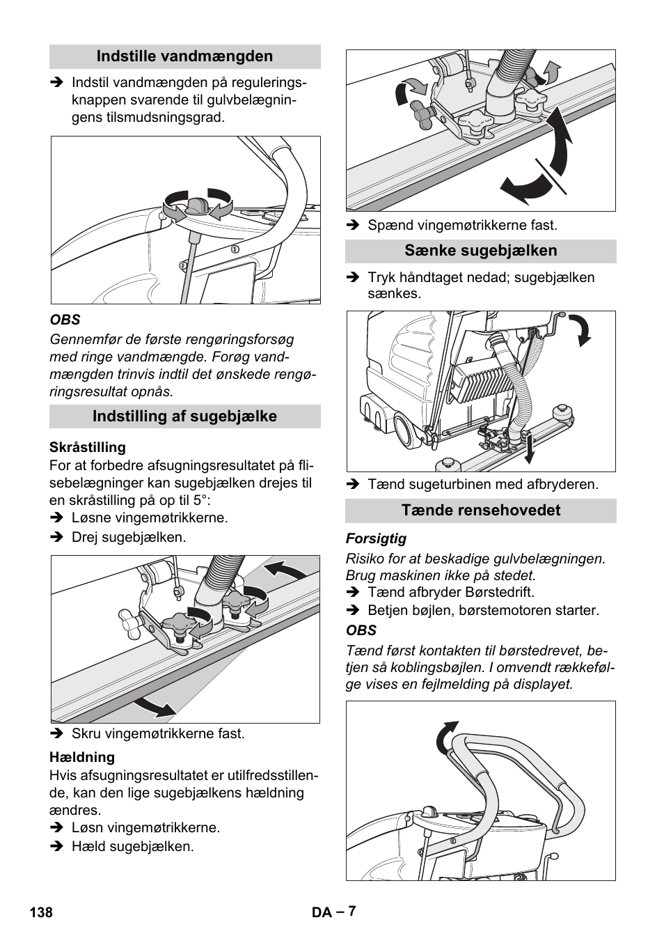 Karcher BD 530 Bp User Manual | Page 138 / 384