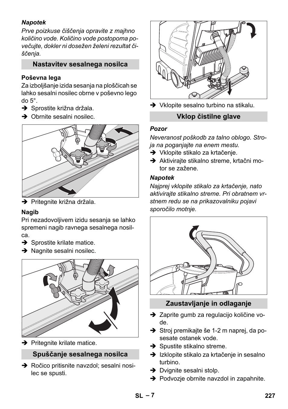 Karcher BD 530 Bp User Manual | Page 227 / 384