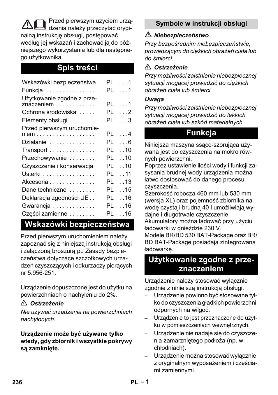 Karcher BD 530 Bp User Manual | Page 236 / 384