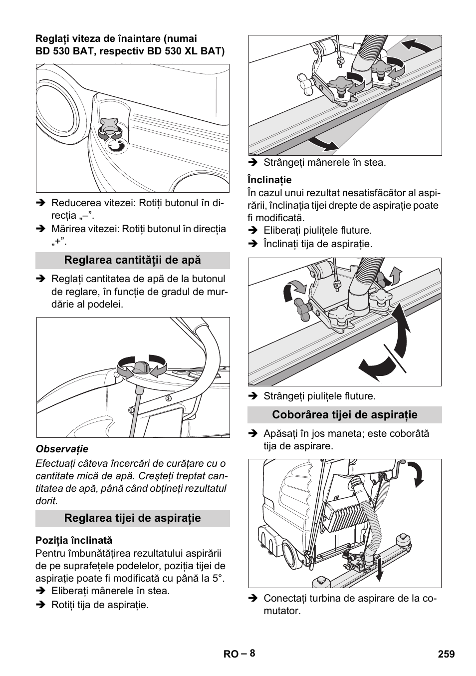 Karcher BD 530 Bp User Manual | Page 259 / 384