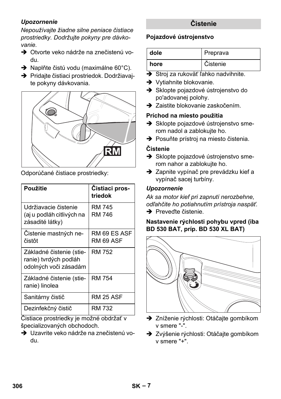 Karcher BD 530 Bp User Manual | Page 306 / 384