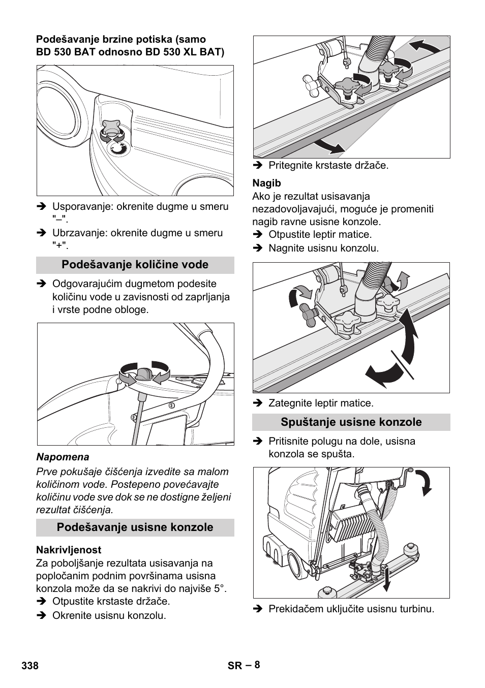 Karcher BD 530 Bp User Manual | Page 338 / 384