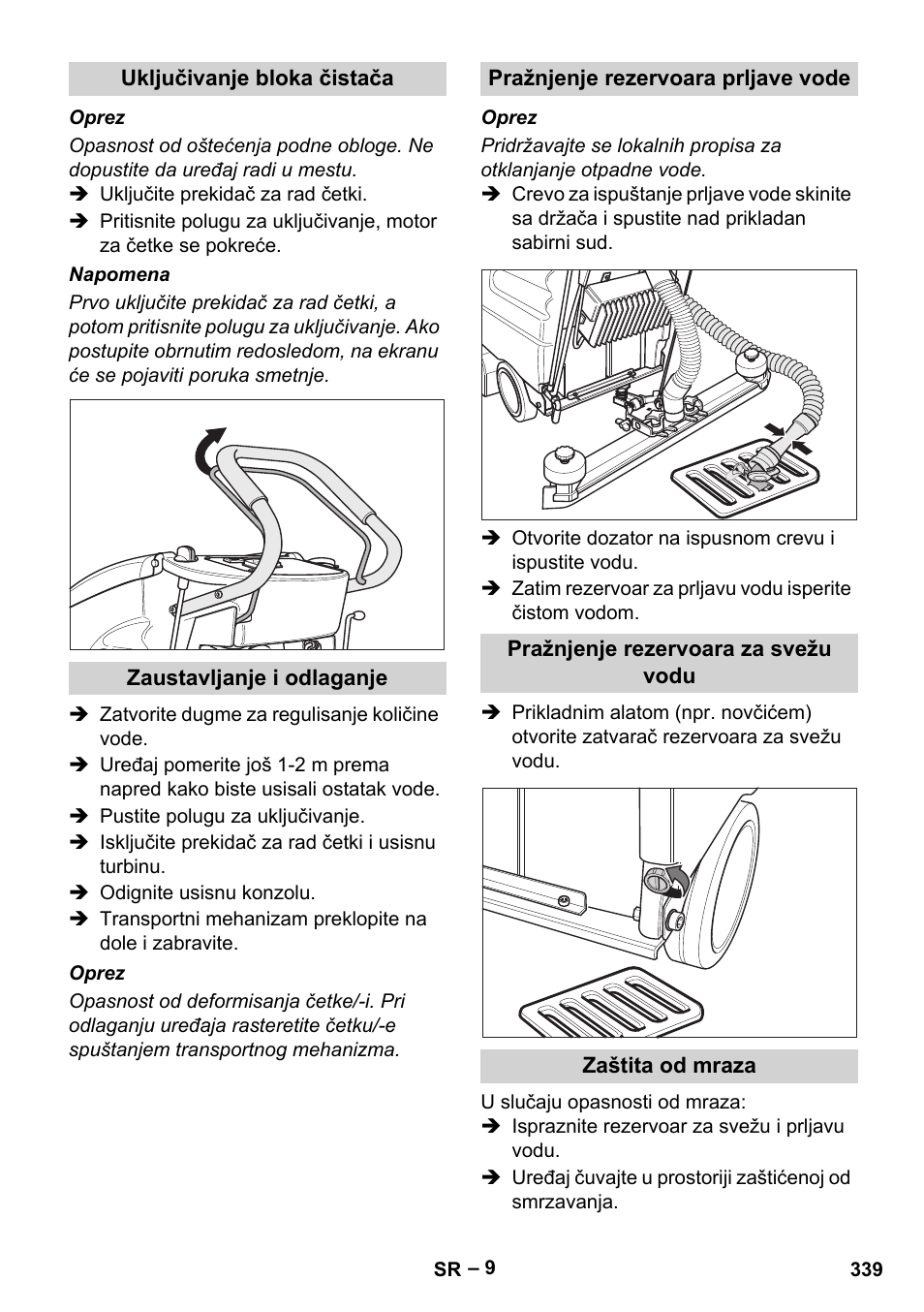 Karcher BD 530 Bp User Manual | Page 339 / 384