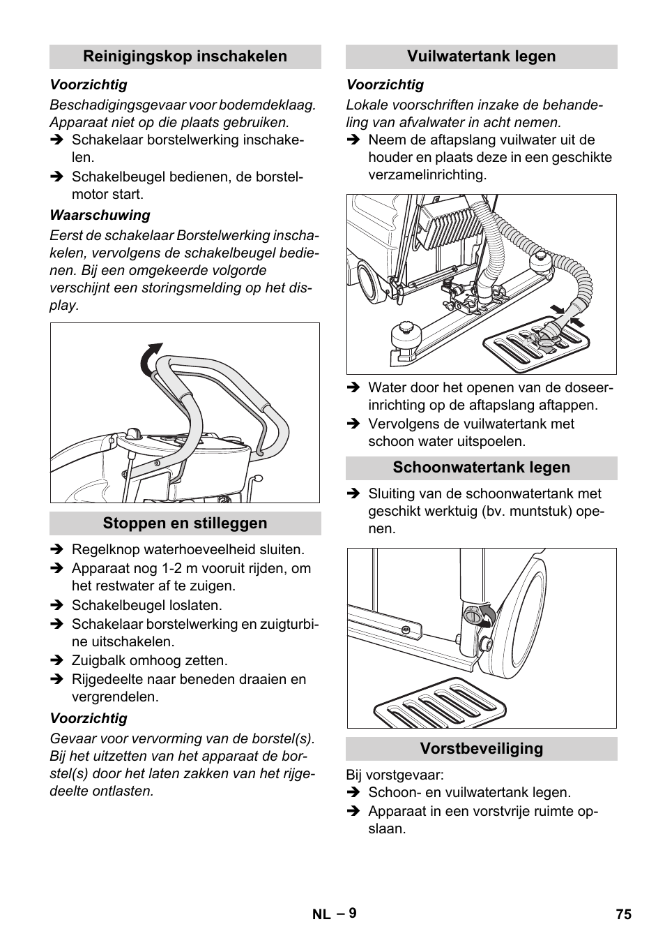 Karcher BD 530 Bp User Manual | Page 75 / 384