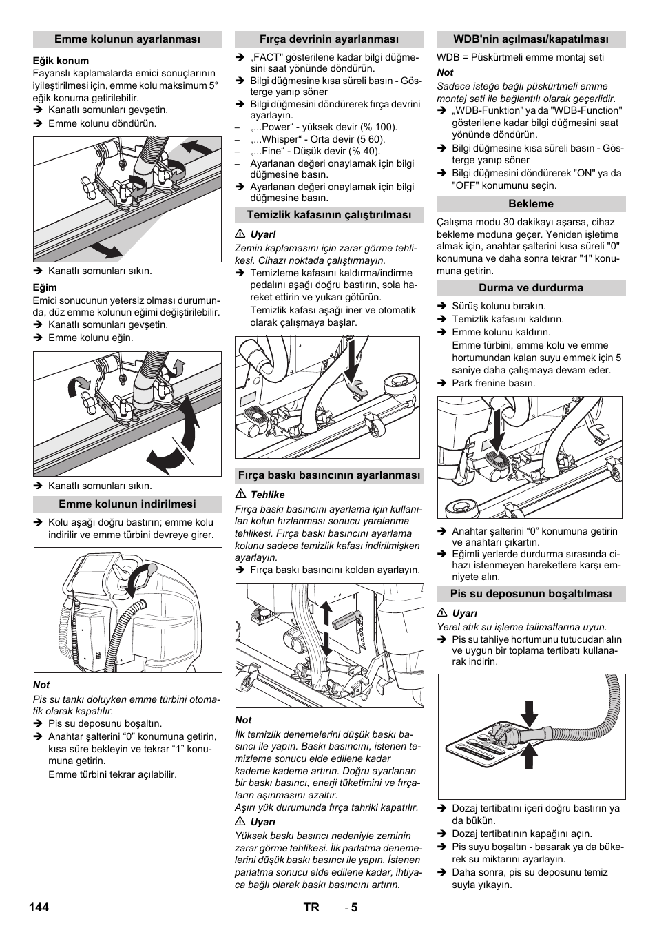 Karcher B 80 W Bp Pack User Manual | Page 144 / 260