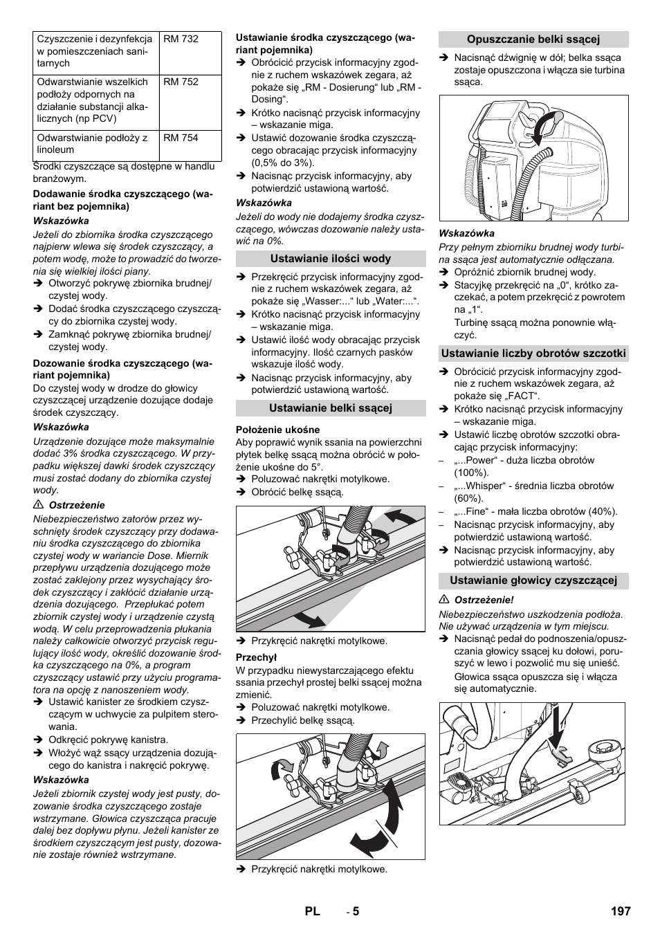 Karcher B 80 W Bp Pack User Manual | Page 197 / 260