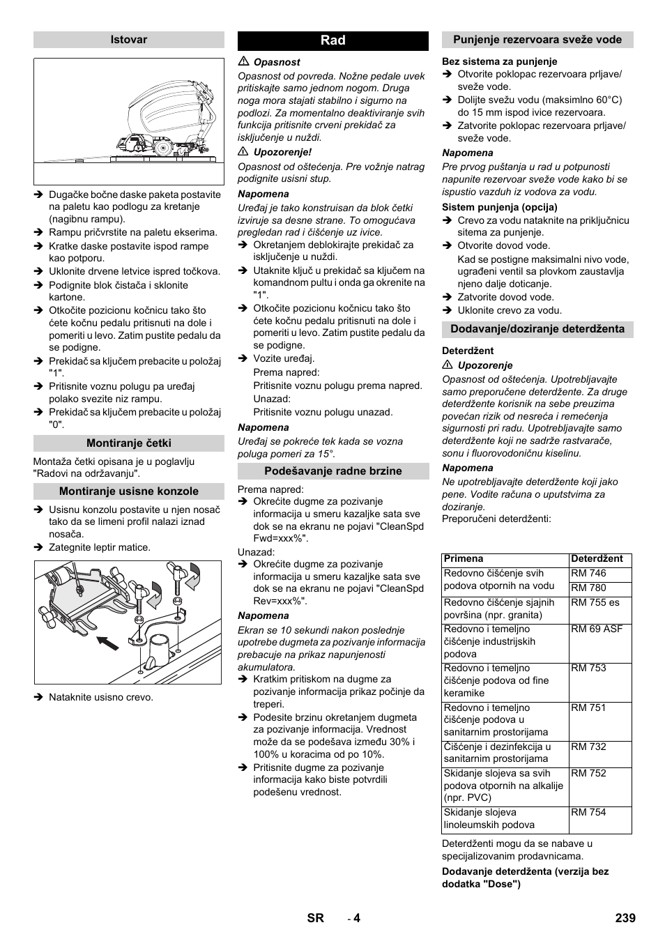 Karcher B 80 W Bp Pack User Manual | Page 239 / 260