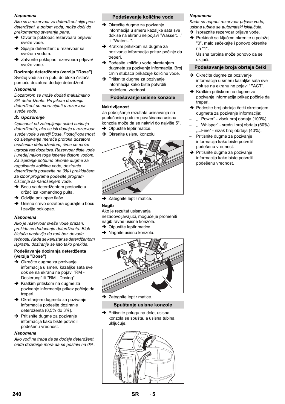 Karcher B 80 W Bp Pack User Manual | Page 240 / 260