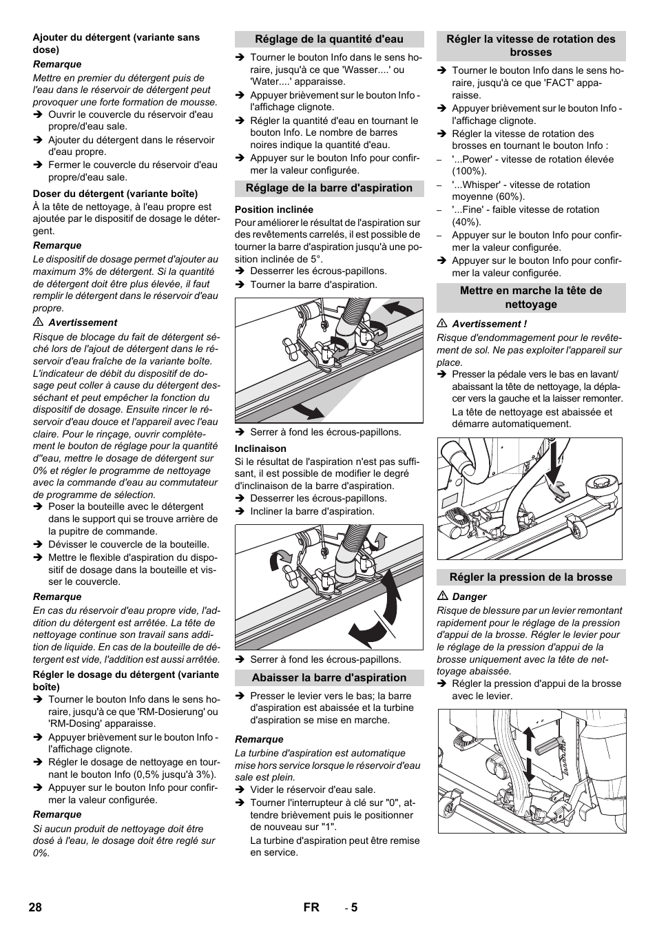 Karcher B 80 W Bp Pack User Manual | Page 28 / 260