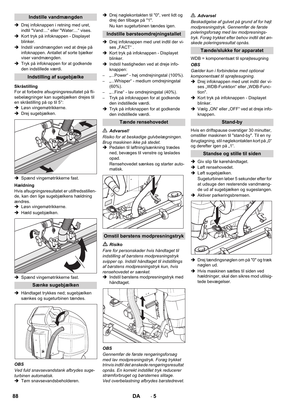 Karcher B 80 W Bp Pack User Manual | Page 88 / 260