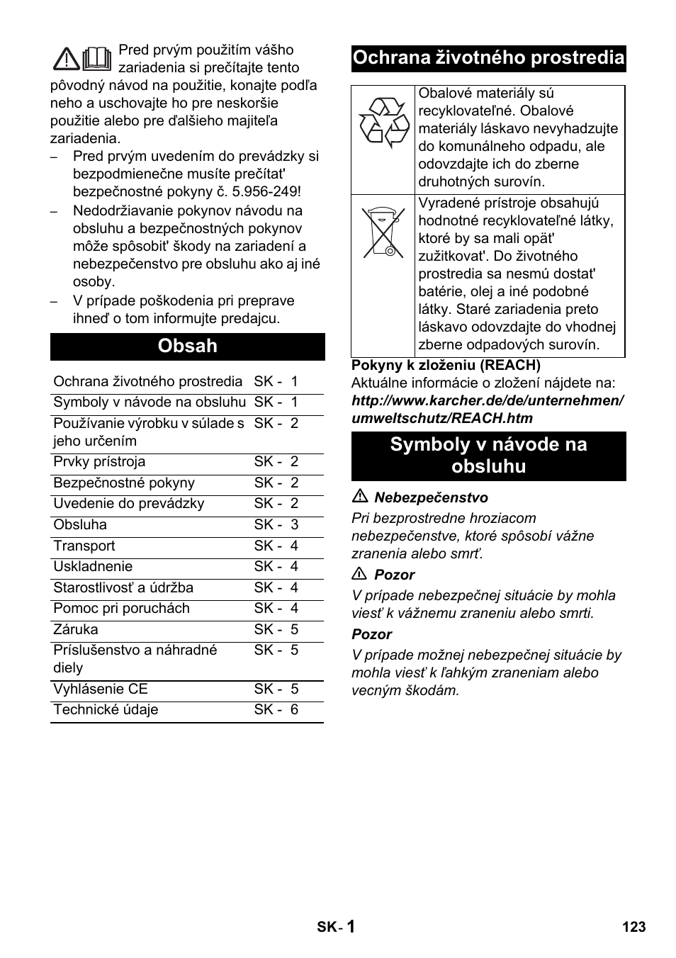 Karcher Промышленный пылесос NT 802 IV User Manual | Page 123 / 176