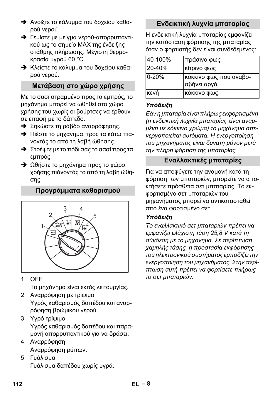 Karcher BR 40-25 C Bp Pack User Manual | Page 112 / 136