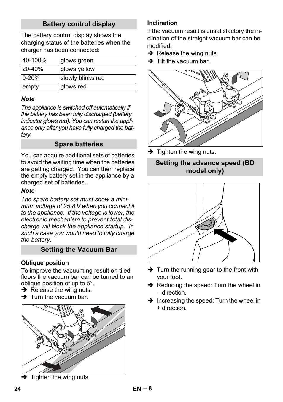 Karcher BR 40-25 C Bp Pack User Manual | Page 24 / 136