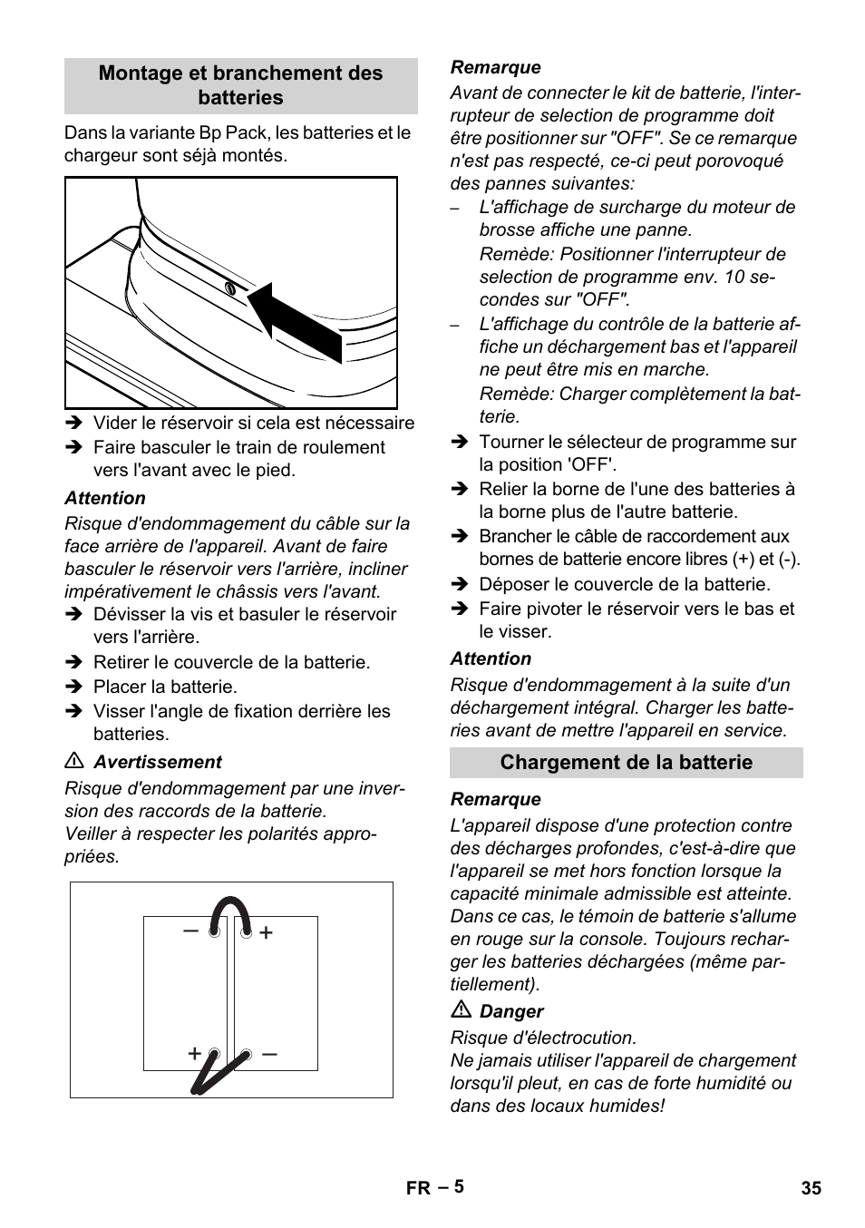 Karcher BR 40-25 C Bp Pack User Manual | Page 35 / 136