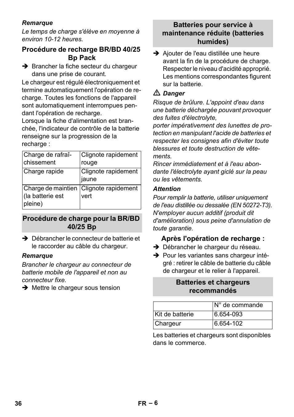 Karcher BR 40-25 C Bp Pack User Manual | Page 36 / 136