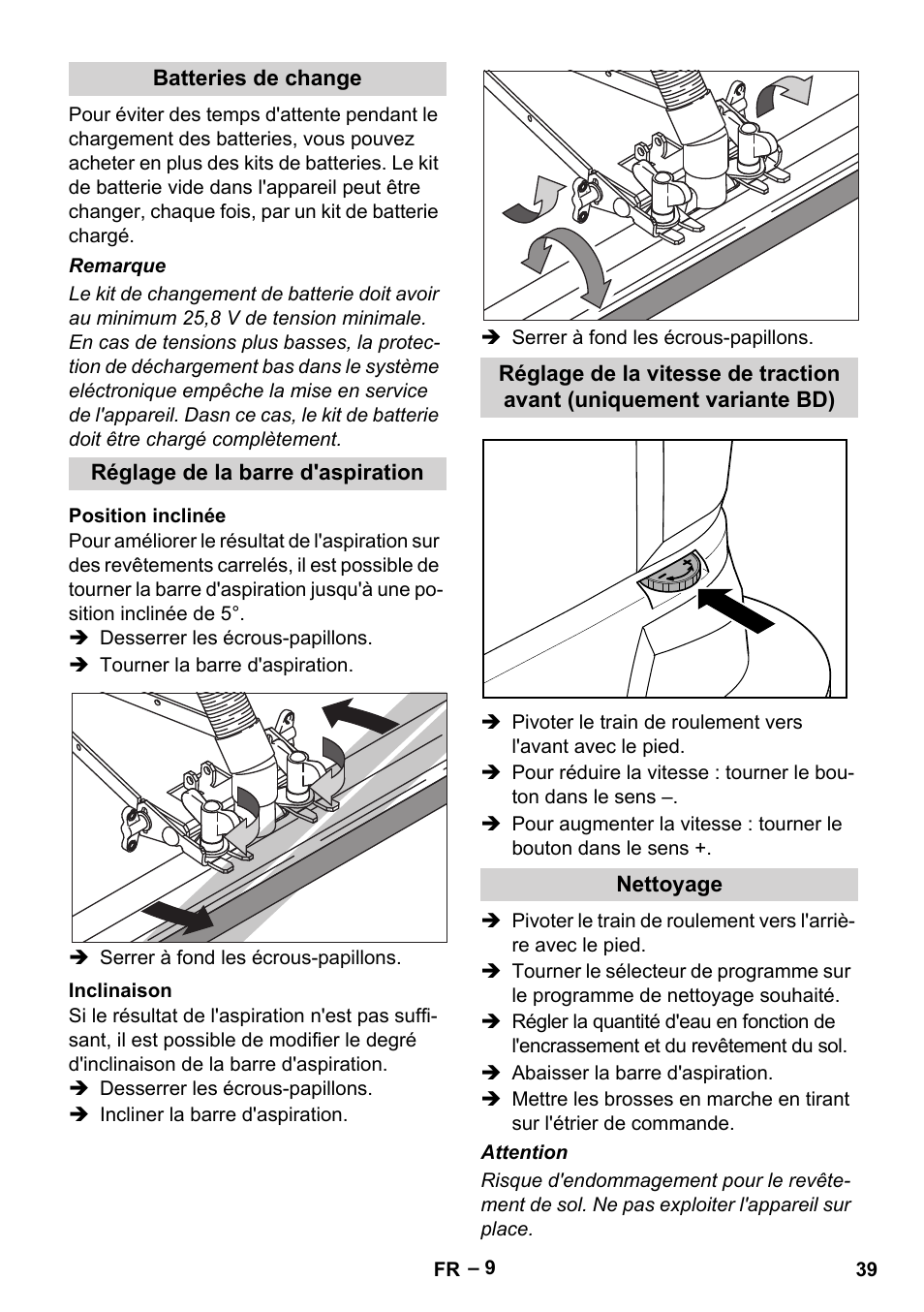 Karcher BR 40-25 C Bp Pack User Manual | Page 39 / 136