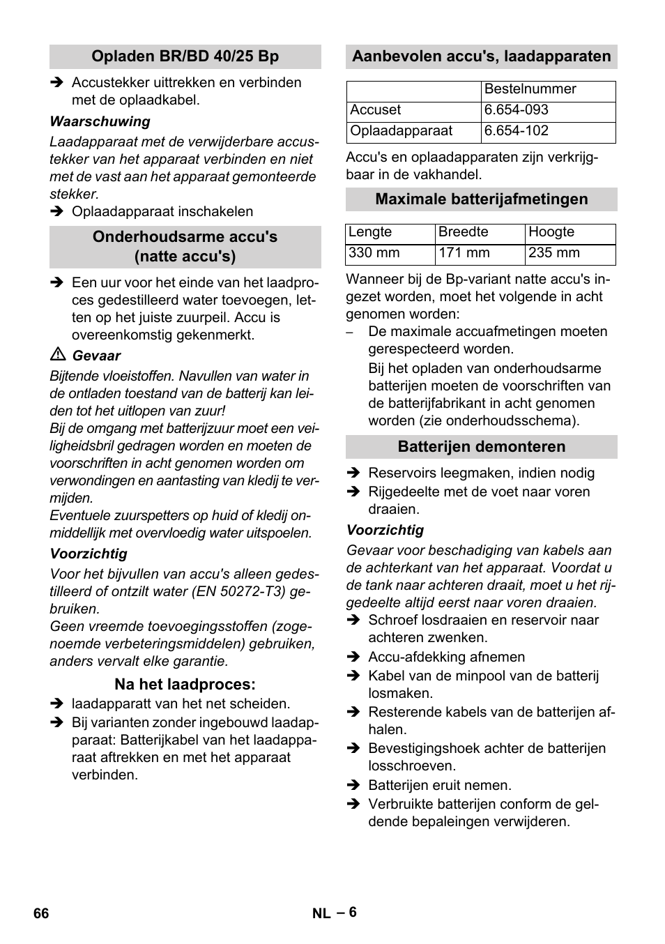 Karcher BR 40-25 C Bp Pack User Manual | Page 66 / 136