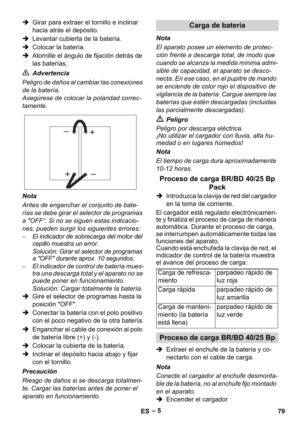 Karcher BR 40-25 C Bp Pack User Manual | Page 79 / 136