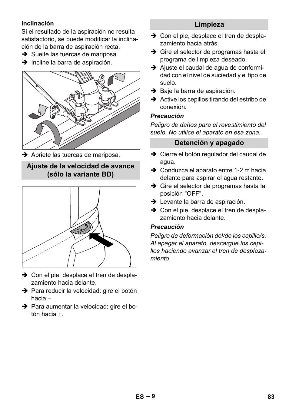 Karcher BR 40-25 C Bp Pack User Manual | Page 83 / 136